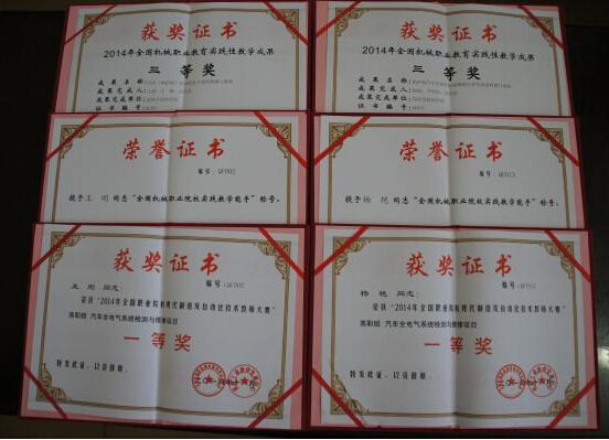 我院教師在2014年全國(guó)職業(yè)院校教師大賽中榮獲佳績(jī)